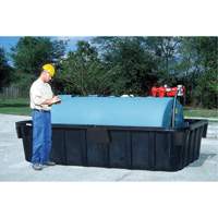 Ultratech 2830 Conteneur de confinement sans drain pour r&eacute;servoir de carburant Ultra-1000 Containment Sump, 149" lo x 64" la, 1100 gal. US Capacit&eacute;