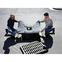 Ultratech 9378 Bac de r&eacute;tention Recycled Ultra-Drain Guard, Huile & s&eacute;diments, 48" lo x 36" la