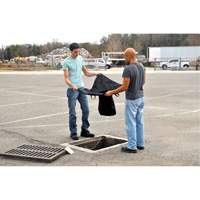 Ultratech 9800 Archaea Boom Ultra-Drain Guard&reg; Catch Basic Guard, Bioremediation/Oil & Sediment, 48" L x 36" W