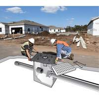 Ultratech 9393 Bac de r&eacute;tention grande capacit&eacute; Ultra-Drain Guard, Huile & s&eacute;diments, 60" lo x 60" la