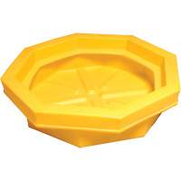 Ultratech 1045 Ultra-Drum Tray sans grille, 32" lo x 32" la x 8,1" h, Cap. de d&eacute;versement 22,8 gal. US
