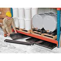 Ultratech 2372 Triple-Tray Ultra-Rack Containment Tray&reg;, 72" L x 44" W x 2.8" H, 24 US gal. Spill Capacity