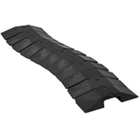 Ultratech 1832 Medium Ultra-Sidewinder Cable Protection System&reg; with Endcaps, 33" x 9.8" x 1.4", 260 lbs. (0.13 tons)