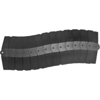 Ultratech 1832 Medium Ultra-Sidewinder Cable Protection System&reg; with Endcaps, 33" x 9.8" x 1.4", 260 lbs. (0.13 tons)