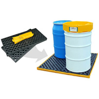 Ultratech 1362 Ultra-Spill Deck flexible, &agrave; vessie, 4 barils, Capacit&eacute; de d&eacute;versement 110 gal. US, 51" x 48" x 5"