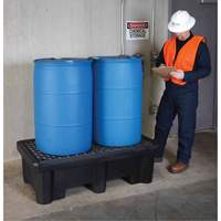 Ultratech 2505 Palette de d&eacute;versement &eacute;conomique P2, Capacit&eacute; de d&eacute;versement 66 gal. US, 53" x 29" x 16,5"