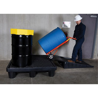 Ultratech 1113 Spill Pallet P4 Economy Model, 66 US gal. Spill Capacity, 53" x 53" x 11.75"