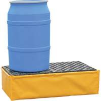 Ultratech 1345 2-Drum Flexible Ultra-Spill Pallet&reg;, 66 US gal. Spill Capacity, 48" x 24" x 14"