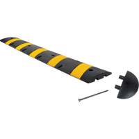 Zenith Safety Products SHF709 Speed Bump Kit, Rubber, 6' L x 11" W x 2" H