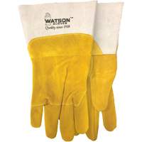 Watson Gloves 2758-L Ram Tough Welding Gloves, Goat Grain/Split Cowhide, Size Large