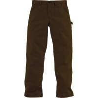 Carhartt B324-DFEW38L34 Relaxed Fit Twill Utility Work Pants, Cotton, Brown, Size 38