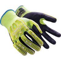 Hexarmor 3062IMP-M (8) Gants r&eacute;sistants aux chocs Helix 3062IMP, 8/Moyen, Paume en Mousse de nitrile, Poignet &eacute;lastique/Poignet en tricot