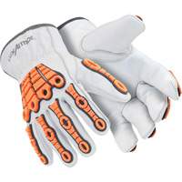 Hexarmor 4060-XXXXXL (14) Gants r&eacute;sistants aux chocs Chrome SLT 4060, 14/5T-Grand, Paume en Ch&egrave;vre, Poignet &agrave; enfiler