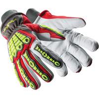 Hexarmor 4073W-XL (10) Chrome SLT&reg; Winter 4073W Impact Gloves, 10/X-Large, Goatskin Palm, Knit Wrist Cuff