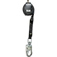 PIP Global Safety MTL-OHS1-05/9FT Miller TurboLite+ Scorpion Personal Fall Limiter, 9', Web, Swivel