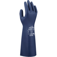 Showa CN751L-09 CN751 Chemical-Resistant Gloves, Size Large/9, 15" L, Nitrile, 18-mil