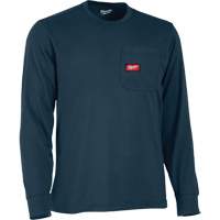 Milwaukee 606BL-3X T-shirt &agrave; manches longues avec poches Gridiron, Hommes, 3T-Grand, Bleu