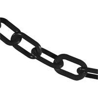 Mr. Chain 51003-100 Chaîne de s&eacute;curit&eacute; en plastique robuste, Noir, Maillon de 2", 100' de long