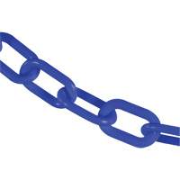 Mr. Chain 51006-500 Heavy-Duty Plastic Safety Chain, Blue, 2" Link, 500' Length
