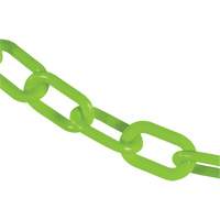 Mr. Chain 51014-500 Chaîne de s&eacute;curit&eacute; en plastique robuste, Vert, Maillon de 2", 500' de long