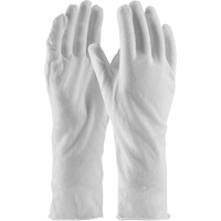 PIP Global Safety GP9750014 Gants d'inspection de qualit&eacute; sup&eacute;rieure CleanTeam, Coton, Poignet Non ourl&eacute;, Taille unique