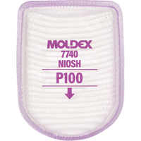 Moldex 7740 Semi-Rectangular Respirator Filter, Particulate Filter, P100 Filter