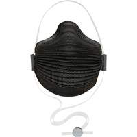 Moldex M4600V AirWave M Series Black Disposable Masks with SmartStrap&reg; & Nose Flange, N95, NIOSH Certified, Medium/Large