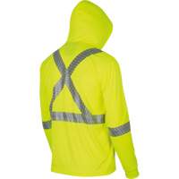 Pioneer V1052660-L 6965 Bird's-Eye Safety Hoodie, Large, High Visibility Lime-Yellow