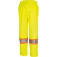 Pioneer V1071360-3XL 5999PW Women's  Traffic Safety Pants, Polyester, 3X-Large, High Visibility Lime-Yellow