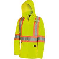 Pioneer V1081560-M 5628W Parka matelass&eacute; de s&eacute;curit&eacute; 300D The Rock, Polyester/Polyur&eacute;thane, Jaune lime haute visibilit&eacute;, Moyen