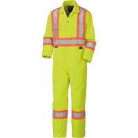 Pioneer V202056T-50 5512T Combinaison haute visibilit&eacute;, 50 (grande taille), Jaune lime haute visibilit&eacute;