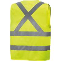 High-Visibility Tricot Safety Vest, High Visibility Lime-Yellow, Medium, Polyester, CSA Z96 Class 2 - Level 2  SHI020 | TENAQUIP