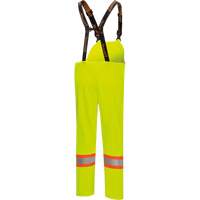 Pioneer V3520760-3XL 5883 FR/Arc Rated Waterproof Safety Bib Pants, 3X-Large, High Visibility Yellow