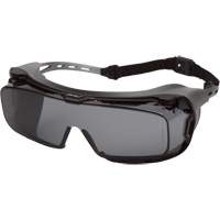 Pyramex S9920STMRG Cappture Plus Safety Goggles, Grey Lens, Anti-Fog, Closed Vent
