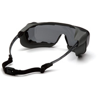 Pyramex S9920STMRG Cappture Plus Safety Goggles, Grey Lens, Anti-Fog, Closed Vent