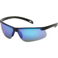 Pyramex SB8665D Ever-Lite&reg; Safety Glasses, Blue Mirror Lens, ANSI Z87+/Meets/Exceeds CSA Z94.3