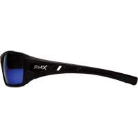 Pyramex SB10465D Velar Safety Glasses, Blue Mirror Lens, ANSI Z87+/Meets/Exceeds CSA Z94.3
