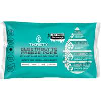 THERSTY HYDRATION BAG1418-FRZ B&acirc;tonnets gel&eacute;s de boisson hydratante, Gel&eacute;, Saveurs vari&eacute;es