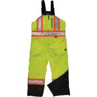 Tough Duck S87631-FLGR-5XL Salopette de s&eacute;curit&eacute; isolante en tissu ind&eacute;chirable, Polyester, 5T-Grand, Jaune lime haute visibilit&eacute;
