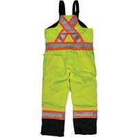 Tough Duck S87631-FLGR-5XL Salopette de s&eacute;curit&eacute; isolante en tissu ind&eacute;chirable, Polyester, 5T-Grand, Jaune lime haute visibilit&eacute;