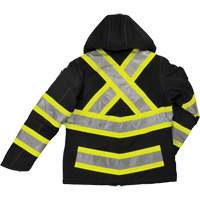 Tough Duck SJ411-BLK-2XL Manteau de s&eacute;curit&eacute; isolant et extensible pour femmes, Polyester, Noir, 2T-Grand
