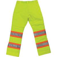 Tough Duck SP071-FLGR-M Womens Insulated Flex Safety Pant, Polyester, Medium, High Visibility Lime-Yellow
