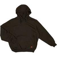 Tough Duck WJ221-BLACK-2XL Water Repellent Fleece Pullover Hoodie, Men's, 2X-Large, Black