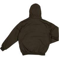 Tough Duck WJ221-BLACK-2XL Water Repellent Fleece Pullover Hoodie, Men's, 2X-Large, Black