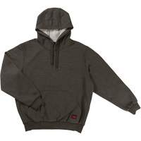 Tough Duck WJ222-CHARL-5XL Chandail &agrave; capuche en molleton r&eacute;sistant &agrave; l'eau, Hommes, 5T-Grand, Gris