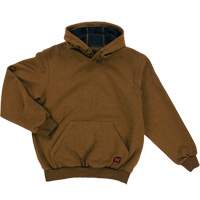 Tough Duck WJ222-MLBRN-4XL Water Repellent Fleece Pullover Hoodie, Men's, 4X-Large, Brown