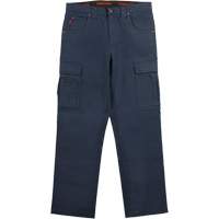 WP100 Work Pants, Cotton/Spandex, Navy Blue, Size 14, 30 Inseam  SHJ125 | TENAQUIP