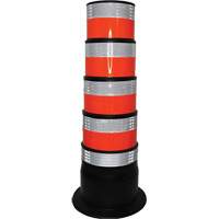 CCI Canada 03-756-QCFP Channelizer, 47.25" High, Orange/White