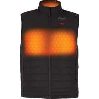 Milwaukee M300B-21XL Veste chauffante M12 Axis avec pile, Hommes, T-Grand, Noir