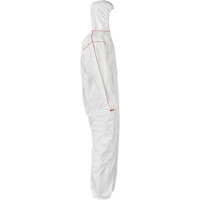 Dupont Personal Protection ST127SWH4X002500 SFR Coveralls with Hood, 4X-Large, White, Tyvek&reg; 400